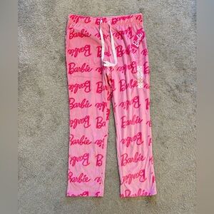 NWT Women’s Small Barbie Pink Logo Pajama Bottoms